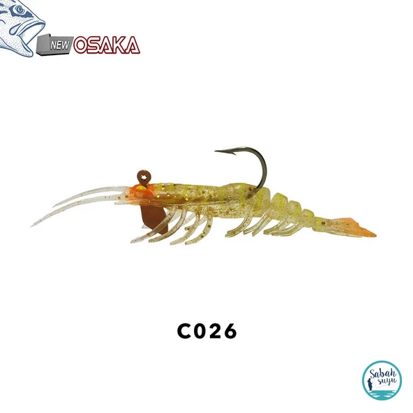 Osaka Caridina Shrimp TPE Yumuşak Karides 7.62cm 6.5gr C026 ürün görseli 1