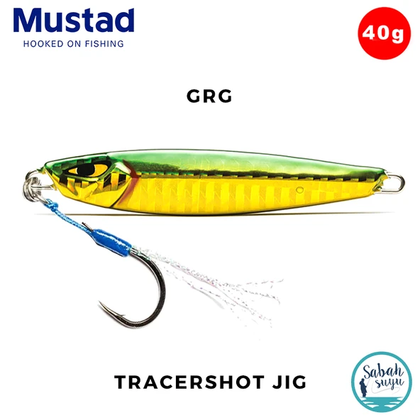Mustad Tracershot Jig 40gr 8.5cm GRG ürün görseli 1