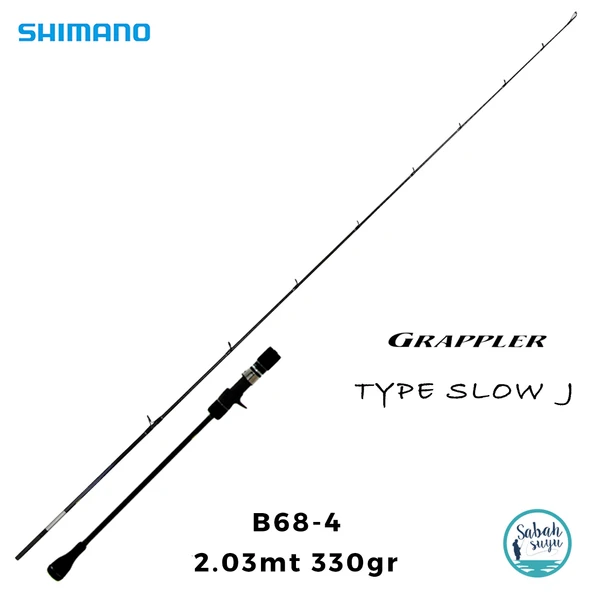 Shimano Grappler Type Slow J B68-4 2.03mt 330gr (S2P) Tetikli Slow Jigging Kamış ürün görseli 1