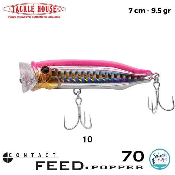 Tackle House Feed Popper 70 70mm 9.5gr No:10 ürün görseli 1
