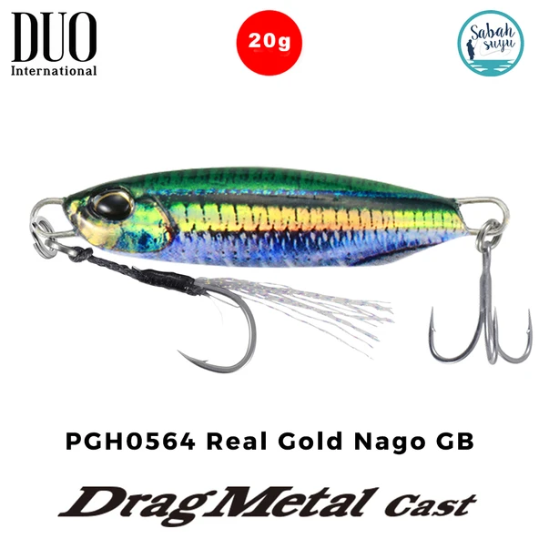 Duo Drag Metal Cast Jig 20gr. PGH0564 Real Gold Nago GB ürün görseli 1
