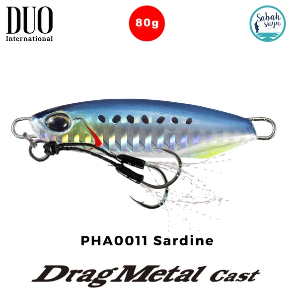 Duo Drag Metal Cast Jig 80gr. PHA0011 Sardine ürün görseli 1