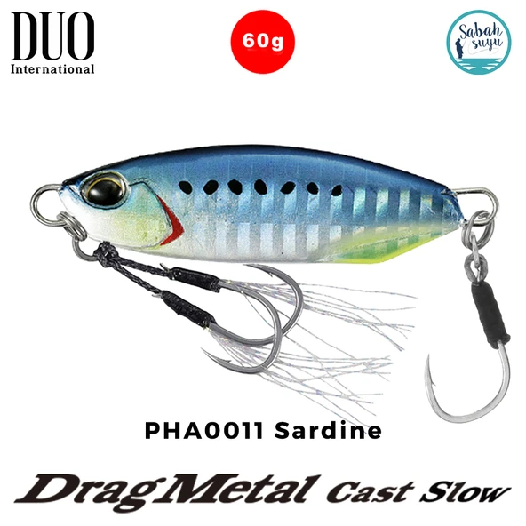 Duo Drag Metal Cast Slow Jig 60gr. PHA0011 Sardine ürün görseli 1