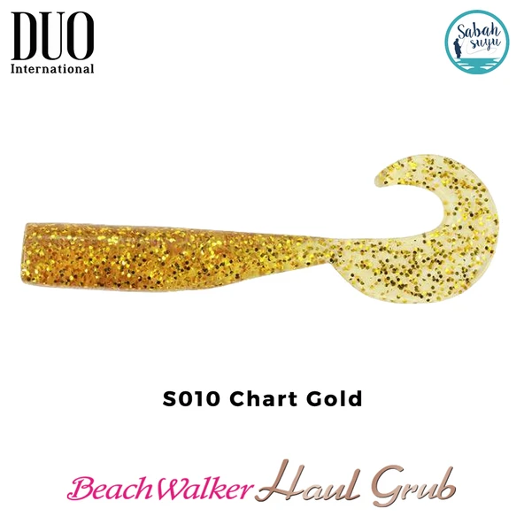 Duo Beach Walker Haul Grub Silikon Kuyruk 9.5 cm S010 Chart Gold ürün görseli 1