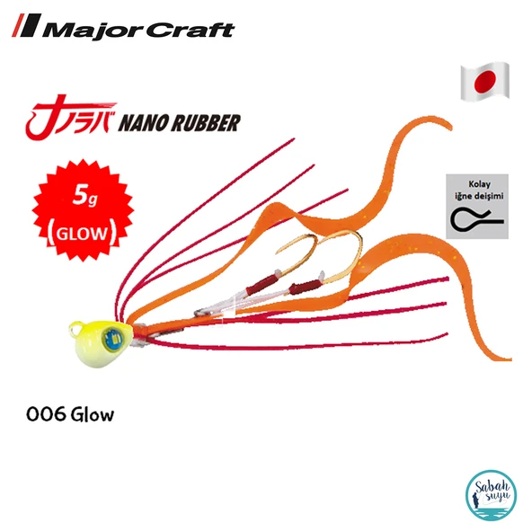 Major Craft Nano Rubber 5gr 006 Glow ürün görseli 1
