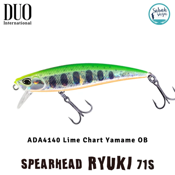 Duo Spearhead Ryuki 71S ADA4140 Lime Chart Yamame OB ürün görseli 1
