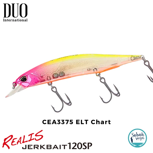 Duo Realis Jerkbait 120SP CEA3375 ELT Chart ürün görseli 1