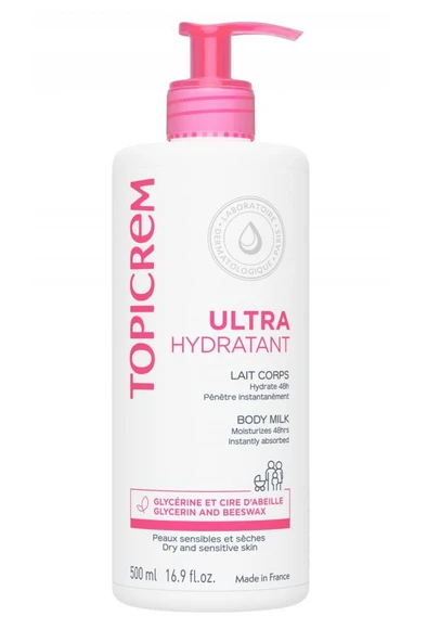 TOPICREM Ultra Hydratant Body Milk 500 ml ürün görseli 1