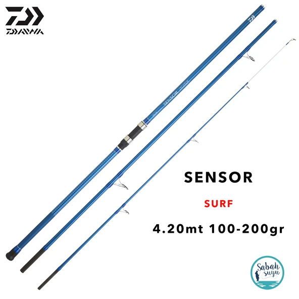 Daiwa Sensor CF 4.20mt 100-200gr (3P) Surf Kamış ürün görseli 1