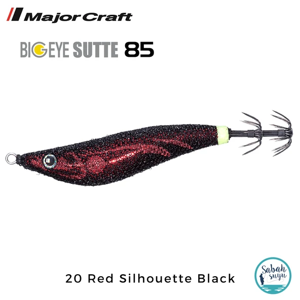 Major Craft Kalamar Zokası BES-85 20 Red Silhouette Black ürün görseli 1