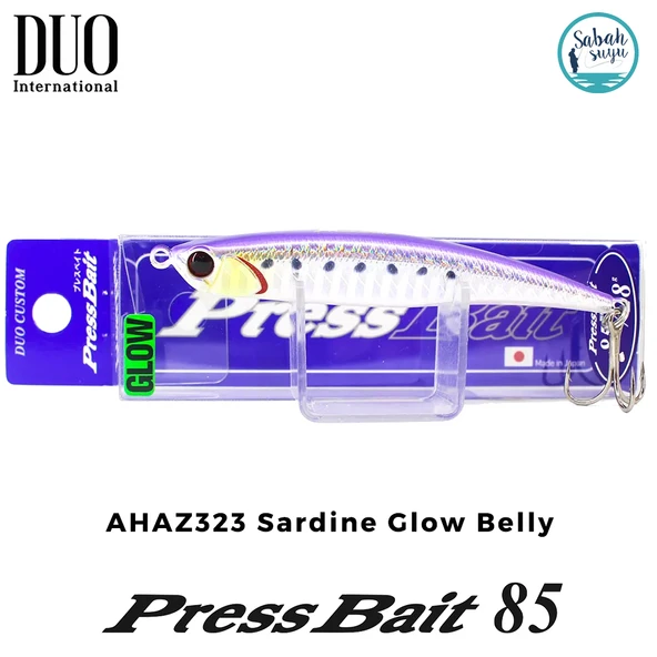 Duo Press Bait 85 AHAZ323 Sardine Glow Belly ürün görseli 1