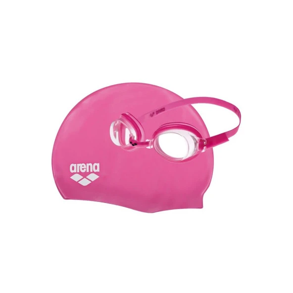 Pool Jr Set Fushsia Clear Bone Gözlük Set Pembe 9242392 ürün görseli 1