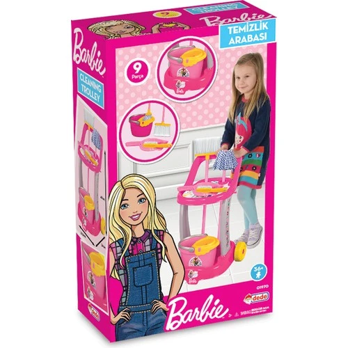 Barbie Temizlik Arabası 01970 - Resim 2