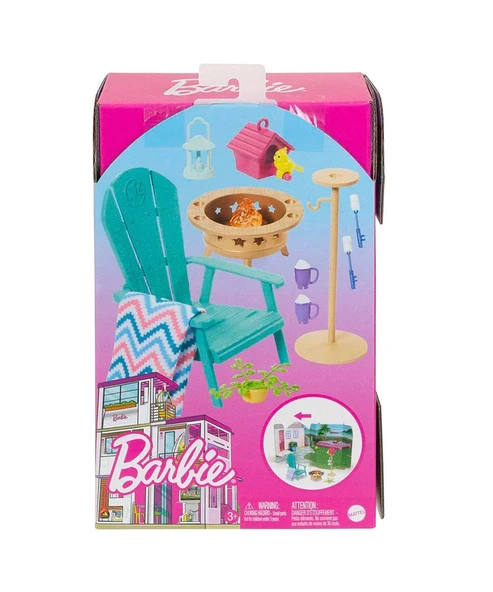 Barbie'nin Ev Dekorasyonu Oyun Setleri HJV32 HJV33 ürün görseli 1