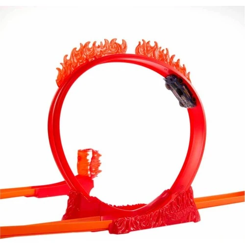 Hot Wheels Track Builder Alev Temalı Akrobasi Seti HMC04 - Resim 3