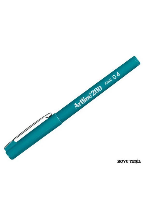 Artline Fineliner 0.4 MM Koyu Yeşil EK-200N ürün görseli 1