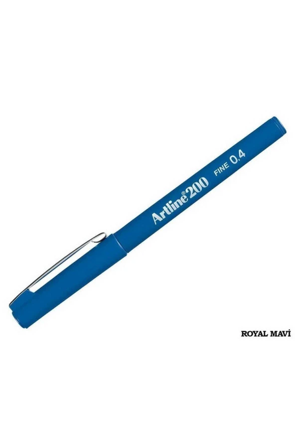 Artline Fineliner 0.4 MM Koyu Royal Mavi EK-200N ürün görseli 1