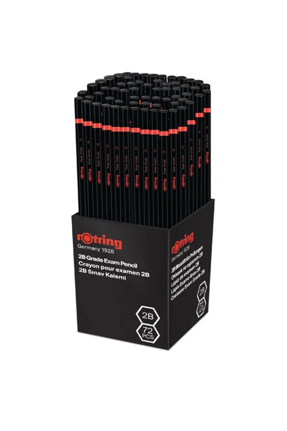 Rotring Kurşun Kalem Sınav 2B 72 Adet ürün görseli 1