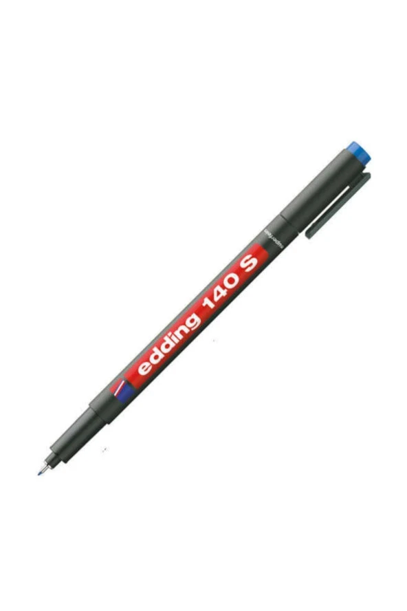 Edding 140s Asetat Kalemi Permanent S Seri 0.3 Mm Mavi (10 Lu Kutu) ürün görseli 1