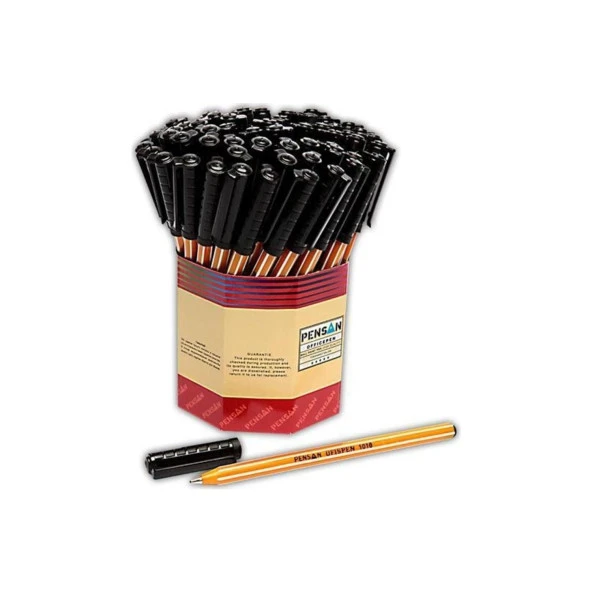 Pensan Tükenmez Kalem Office Pen Siyah 60'Lı ürün görseli 1
