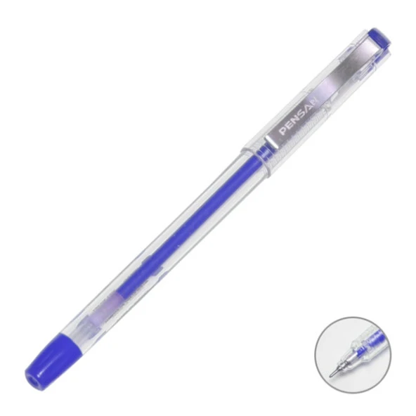 Pensan 6405 Tükenmez Kalem My-king Jel 0.5 Mm Mavi 12 Li (1 Paket 12 Adet) ürün görseli 1