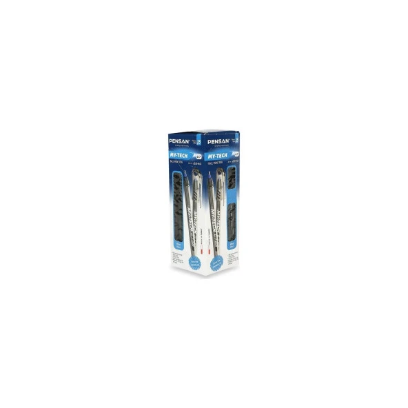 Pensan Tükenmez Kalem My-Tech 0.7 MM İğne Uç Mavi 25'Li ürün görseli 1