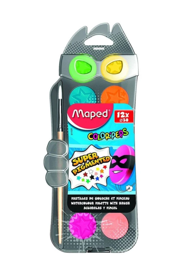 Maped Sulu Boya 30 MM 12 Li Sulu Boya ürün görseli 1