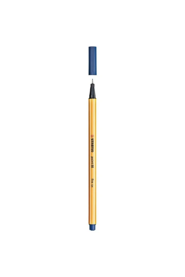 Stabilo Keçe Uçlu İnce Kalem 88 Point 0.4 MM Mavi 88/41 (10 Lu Kutu) ürün görseli 1