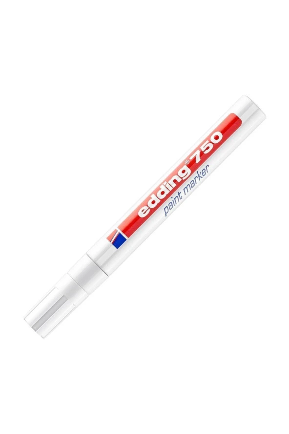 Edding 750 Markör Boya Kalemi 2-4 Mm Beyaz Yuvarlak Uçlu (10 Lu Paket) ürün görseli 1