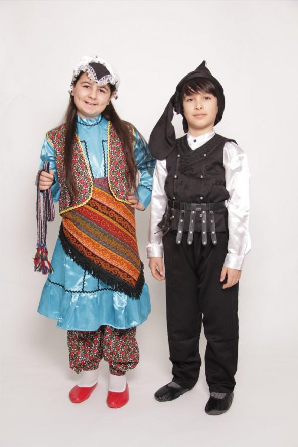 Karadeniz Yöresel Kız Çocuk Kostüm ürün görseli 1