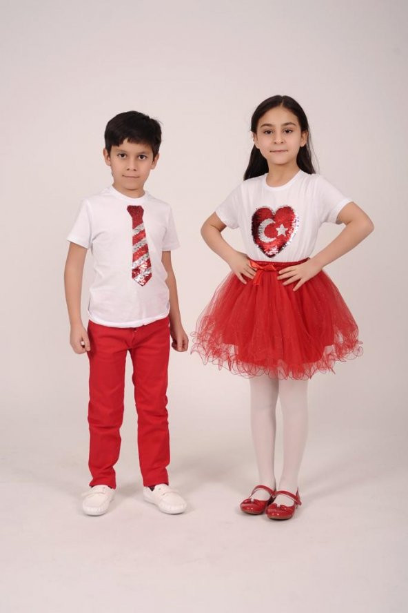 Kravat Paletli Tişört ürün görseli 1