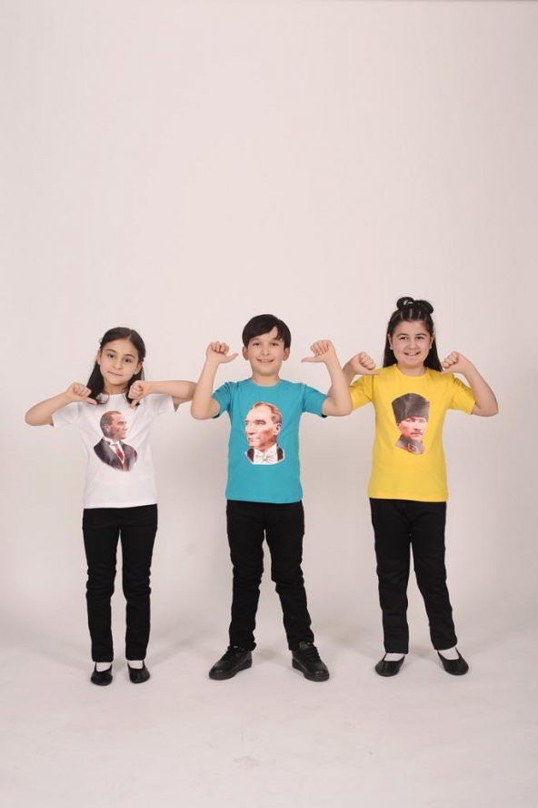Atatürk Baskılı Tişört - Resim 5