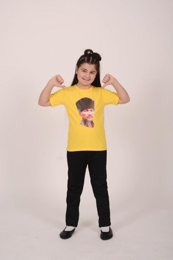 Atatürk Baskılı Tişört Her Renk - Resim 6