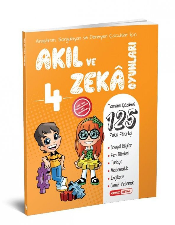 Kırmızı Beyaz Yayınları 4. Sınıf Akıl Ve Zeka Oyunları Yeni ürün görseli 1
