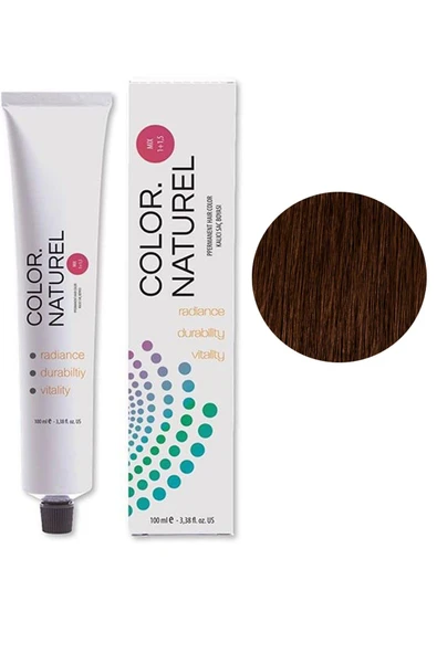 Color Naturel Kalıcı Saç Boyası 100 ml 5.5 Koyu Akaju ürün görseli 1