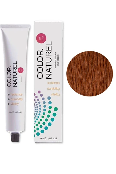 Color Naturel Kalıcı Saç Boyası 100 ml 6.4 Koyu Bakır ürün görseli 1