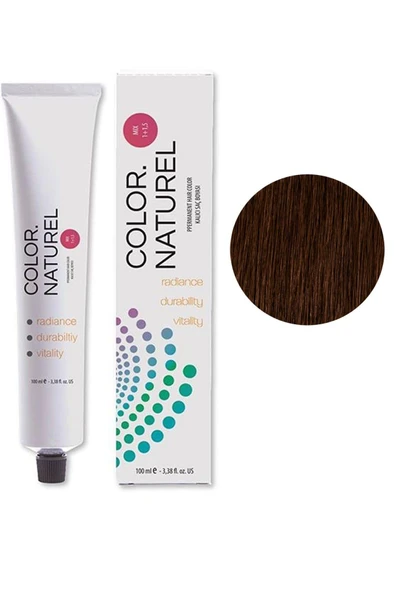 Color Naturel Kalıcı Saç Boyası 100 ml 6.75 Sıcak Kestane ürün görseli 1