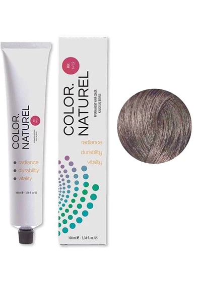 Color Naturel Kalıcı Saç Boyası 100 ml 6.11 Yoğun Küllü Koyu Kumral ürün görseli 1