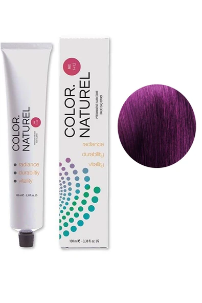Color Naturel Kalıcı Saç Boyası 100 ml 6.56 Orta Akaju Kızıl ürün görseli 1