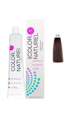 Color Naturel Kalıcı Saç Boyası 100 ml 6.35 Altın Akaju ürün görseli 1