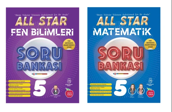 Newton Yayınları 5. Sınıf All Star Matematik Fen Bilimleri Set ürün görseli 1