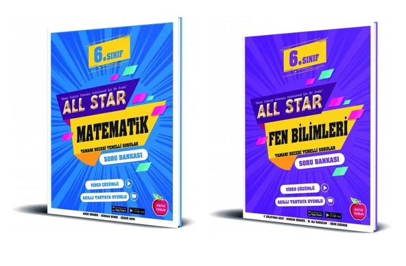 Newton Yayınları 6. Sınıf All Star Matematik Fen Bilimleri Seti ürün görseli 1