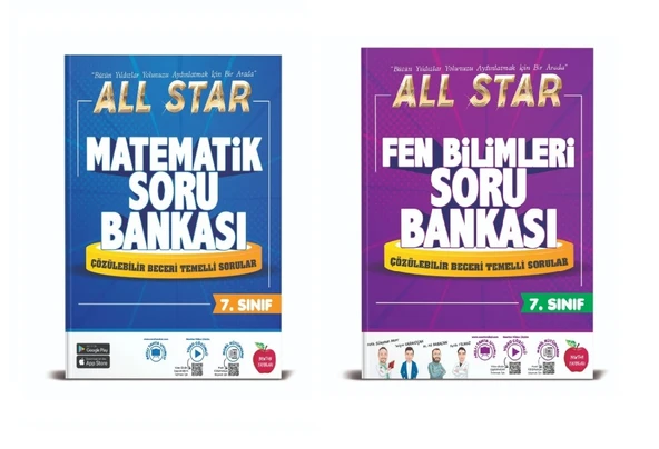 Newton Yayınları 7. Sınıf All Star Matematik Fen Bilimleri Seti ürün görseli 1