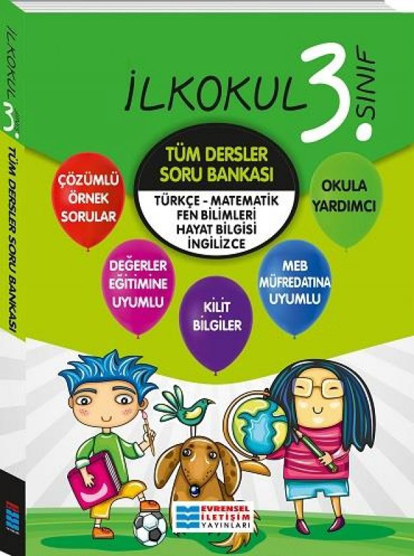 Evrensel İletişim Yayınları 3. Sınıf Tüm Dersler Soru Bankasi Yeni ürün görseli 1