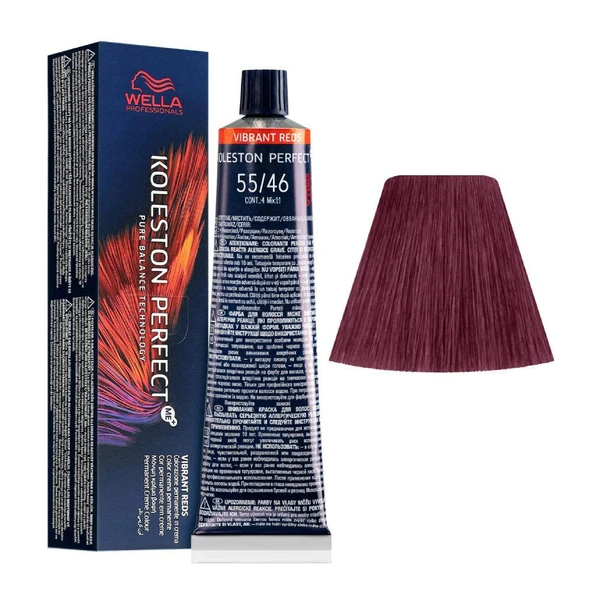 Wella Koleston Perfect Me+ Tüp Boya 60 ml 55/46 Kırmızı Menekşe ürün görseli 1