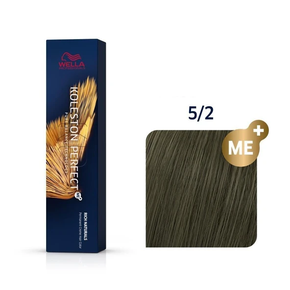 Wella Koleston Perfect Me+ Tüp Boya 60 ml 5/2 Açık Kahve Mat ürün görseli 1