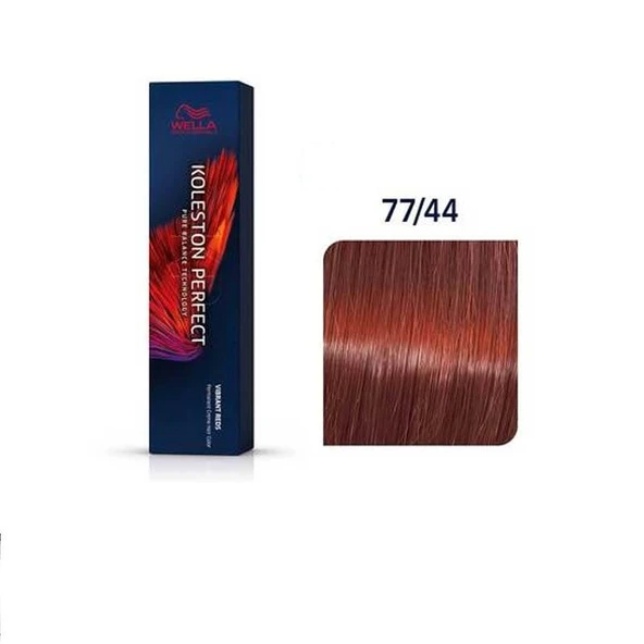 Wella Koleston Perfect Me+ Tüp Boya 60 ml 77/44 Kor Ateşi ürün görseli 1