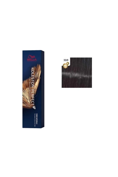 Wella Koleston Perfect Me+ Tüp Boya 60 ml 33/0 Yoğun Koyu Kahve ürün görseli 1