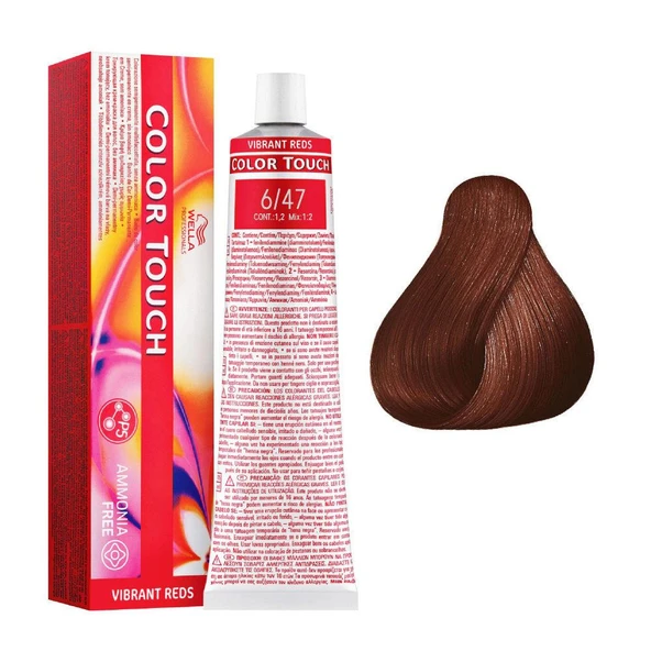 Wella Color Touch Boya 6/47 Koyu Kırmızı ürün görseli 1