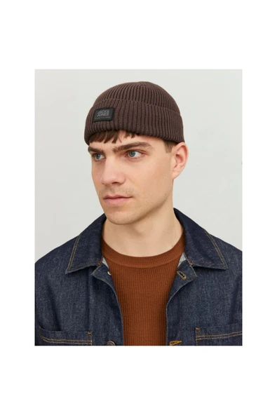 Jack&Jones Erkek Minimalist Örgü Bere - Günlük Şıklık ürün görseli 1
